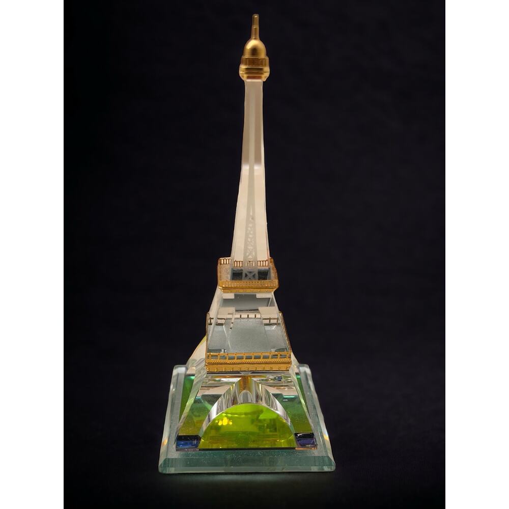 Crystal Eiffel Tower Display Statue 5 1/2 inches tall.